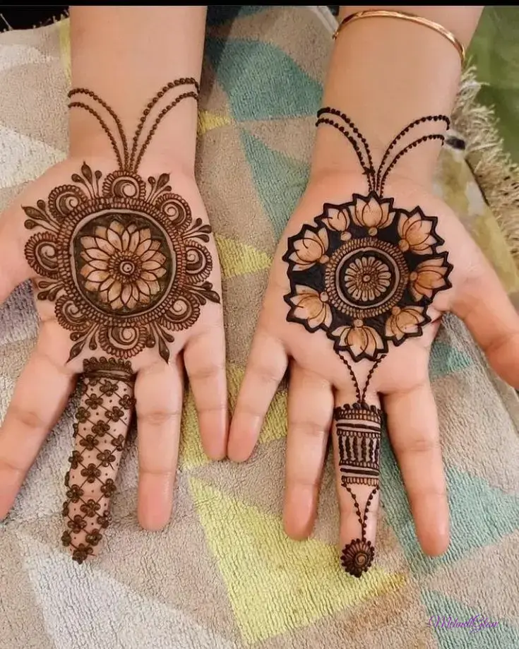 Baby Mehndi Cute Easy Mehndi Designs For Kids