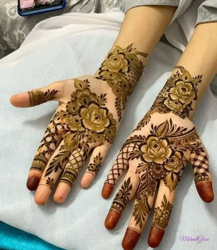 Baby Mehndi Designs For Kids Full Hand