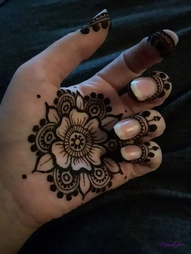 Back Hand Mehndi Back Hand Cute Easy Mehndi Designs For Kids