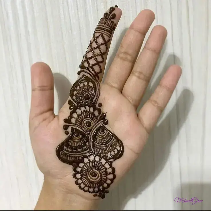 Beginner Simple Mehndi Designs For Kids