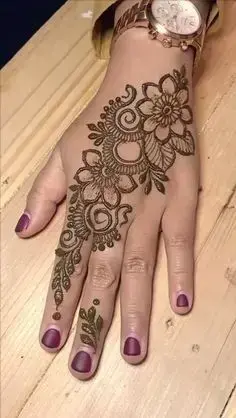 Cute And Easy Mehndi Designs For Kids