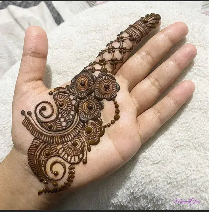 Cute Easy Simple Mehndi Designs For Kids