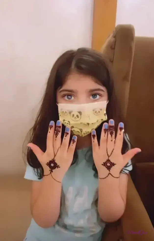 Cute Mehndi Designs For Kids