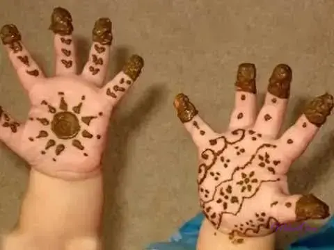 Easy Mehndi Designs For Kids Back Hand