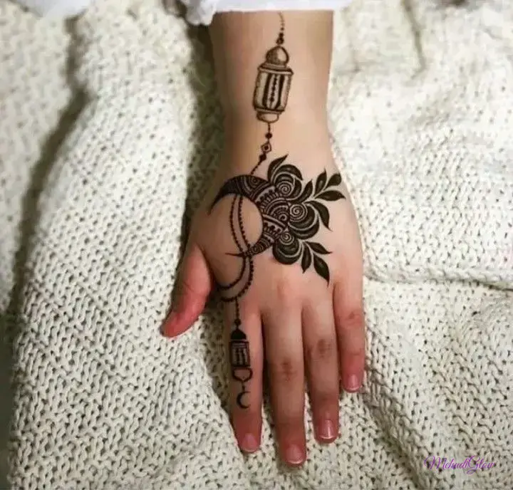 Easy Mehndi Designs For Kids Front Hand