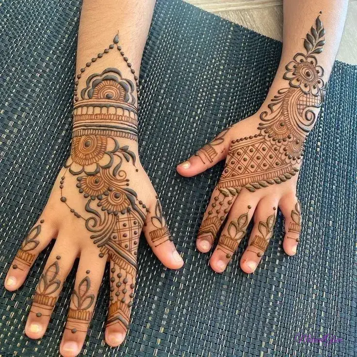 Easy Mehndi Designs For Kids