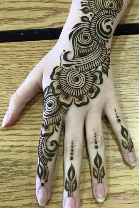 Easy Simple Mehndi Designs For Kids