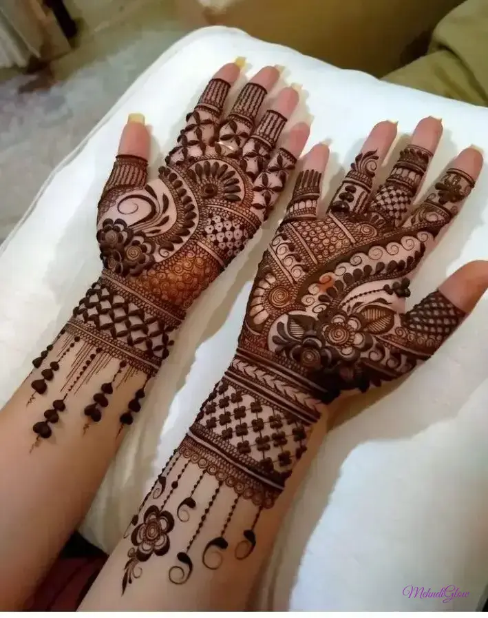 Front Hand Mehndi Design Simple And Easy