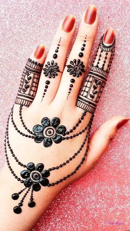 Heart Mehndi Cute Easy Mehndi Designs For Kids