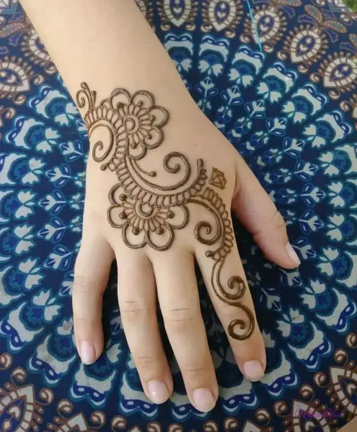 Latest Mehndi Designs For Kids