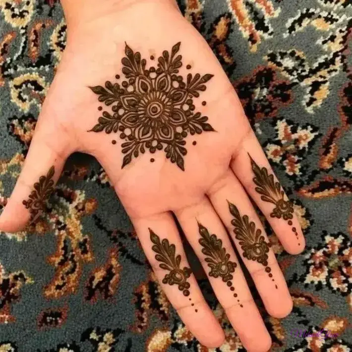 Mehndi Designs For Eid Front Hand