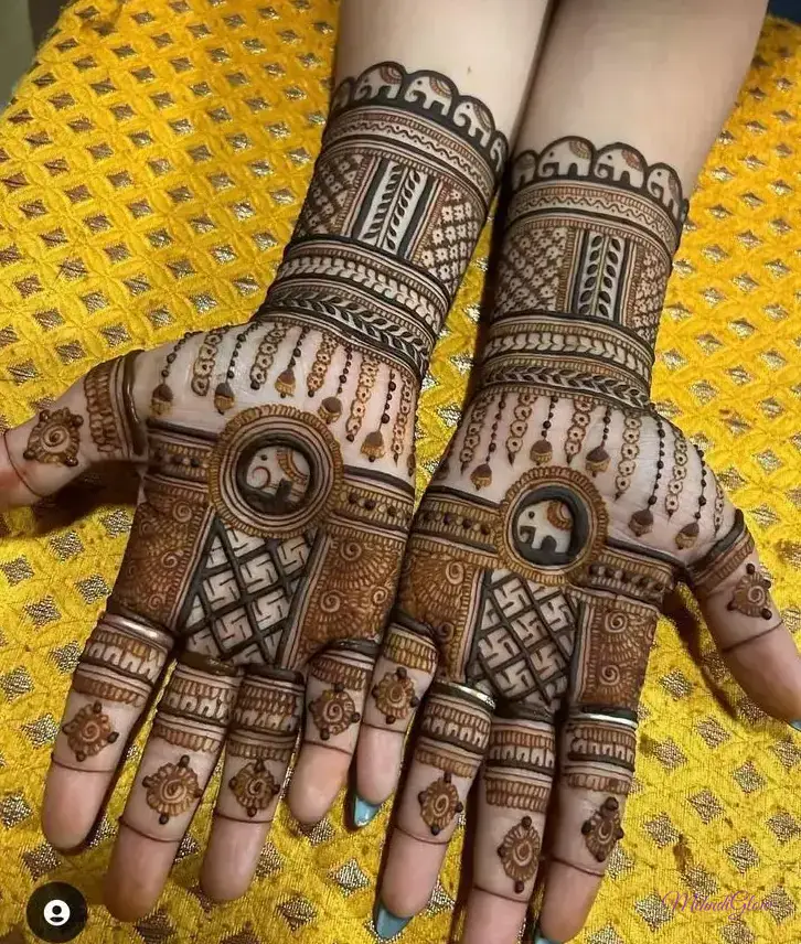 Mehndi Designs For Front Hand