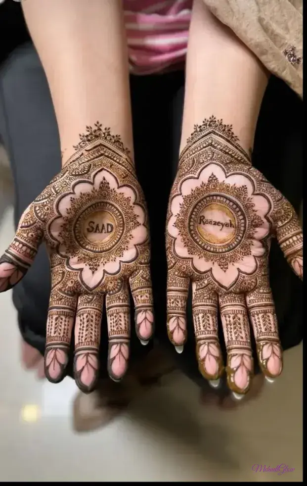 Mehndi Designs For Girls Front Hand