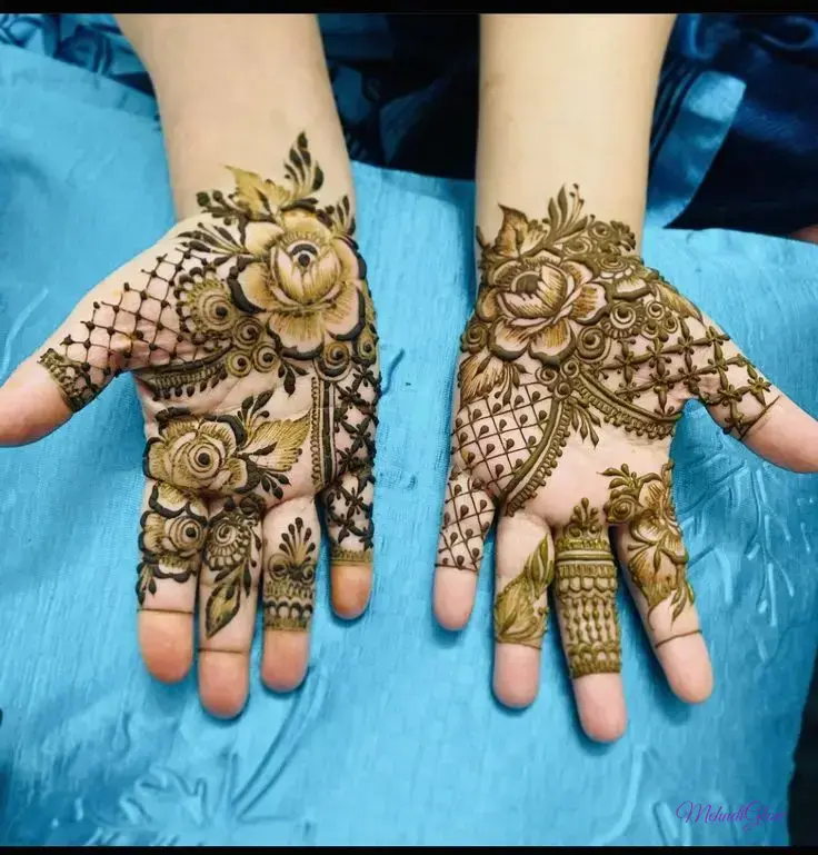 Mehndi Designs For Kids Front Hand Full