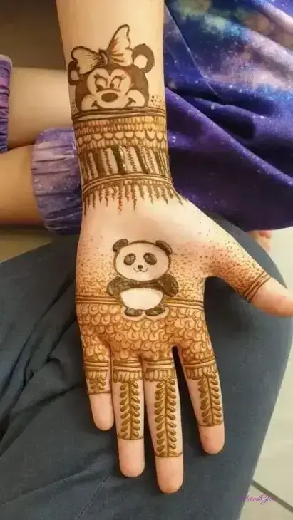 Mehndi Designs Full Hand For Kids