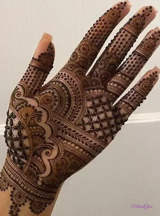 Modern Mehndi Easy Front Hand Simple Mehndi Design