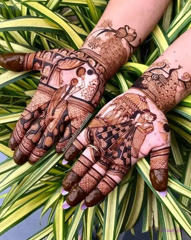 Simple Arabic Mehndi Front Hand Stylish Front Hand Simple Mehndi Design