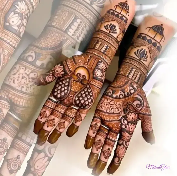 Simple Mehndi Design For Kids Front Hand