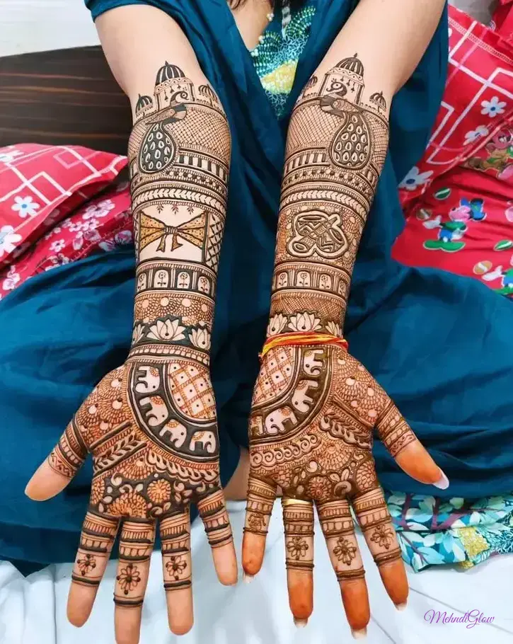 Simple Mehndi Designs For Girls Front Hand