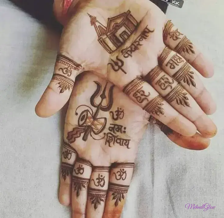 Simple Mehndi Designs For Kids Front Hand Full Hand