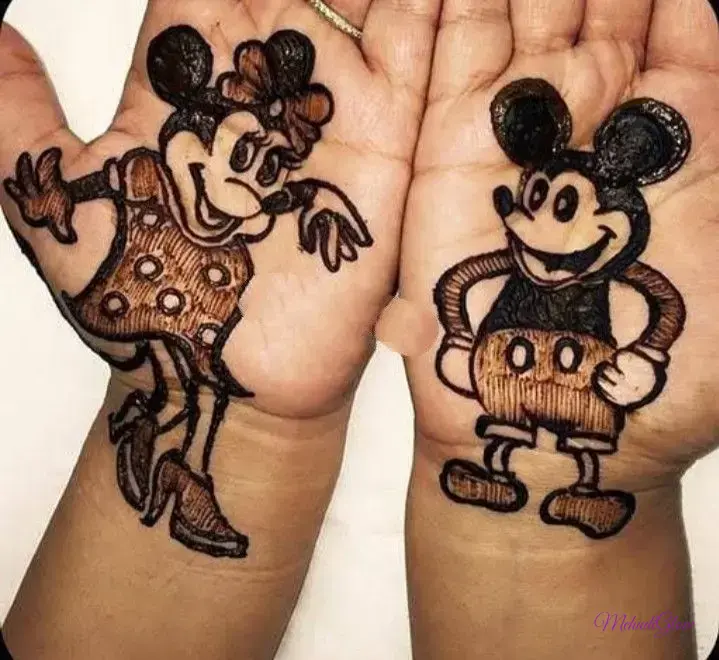 Simple Mehndi Designs For Kids Full Hand