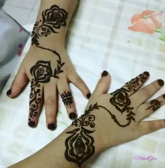 Simple Mehndi Designs For Kids