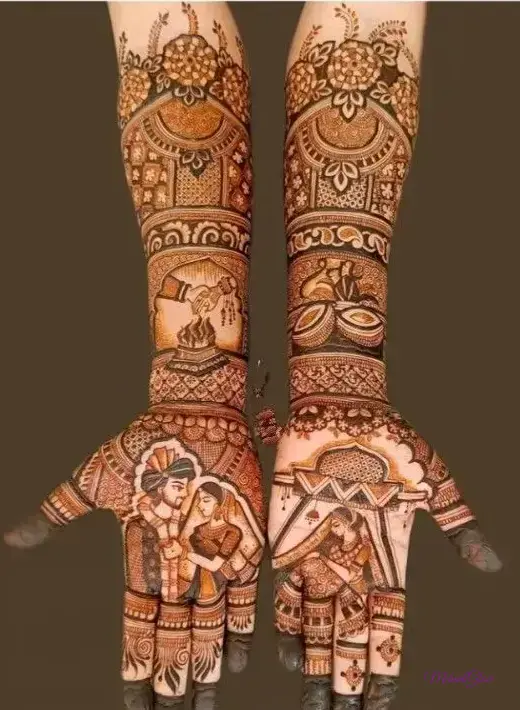 Simple Mehndi Designs Front Hand Photos