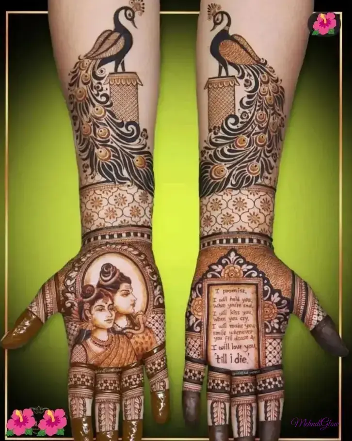 Stylish Front Hand Mehndi Designs